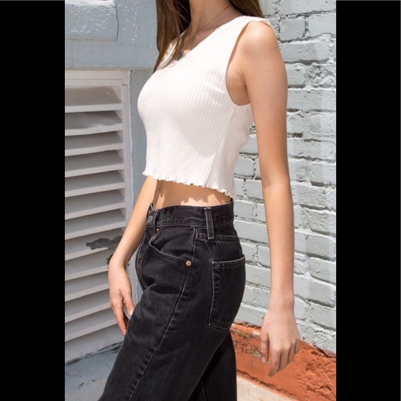 Brandy Melville cream zita tank top - Picture 2 of 5